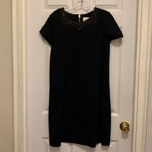 Kate Spade Black Jeweled Dress